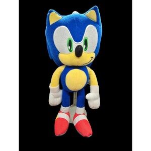 Sonic the Hedgehog 12" Plush Doll Stuffed Animal Authentic SEGA Toy Factory EUC